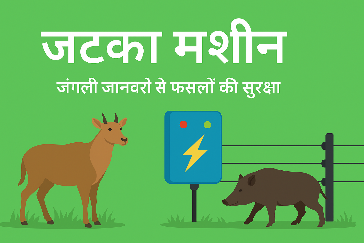 ज़टका मशीन क्या है? | फसलों की सुरक्षा का आधुनिक समाधान