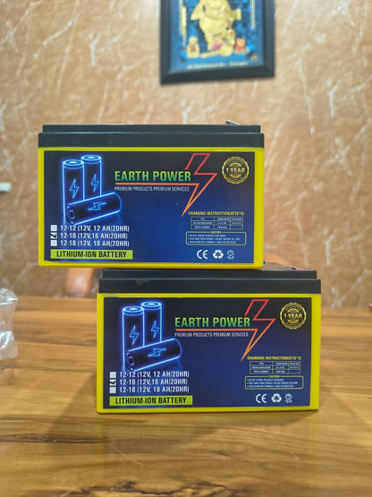 12/18 Li - Ion Battery - 20 Hour Back Up