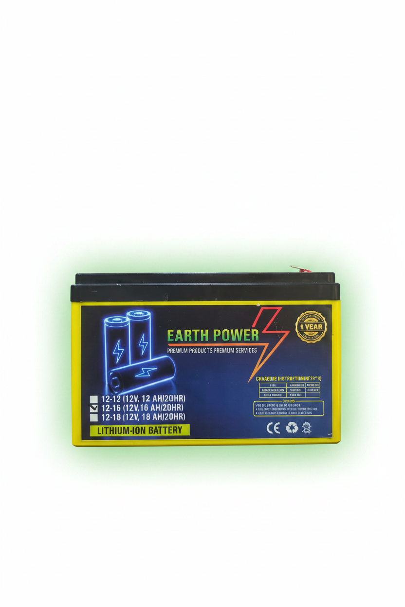 12/18 Li - Ion Battery - 20 Hour Back Up