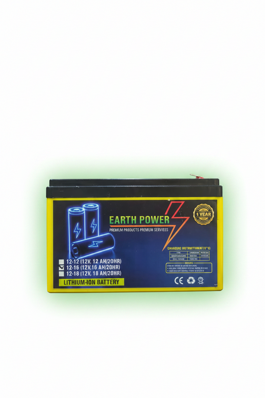 12/18 Li - Ion Battery - 20 Hour Back Up